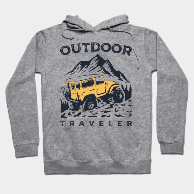 Outdoor Traveler Hoodie by Frispa